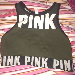 Pink Victoria secret sports bra